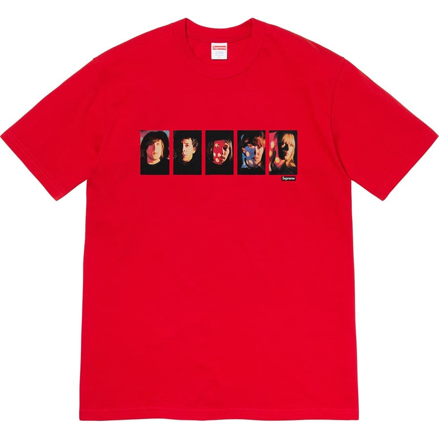 Details on Supreme The Velvet Underground & Nico Tee Red from fall winter
                                                    2019 (Price is $48)