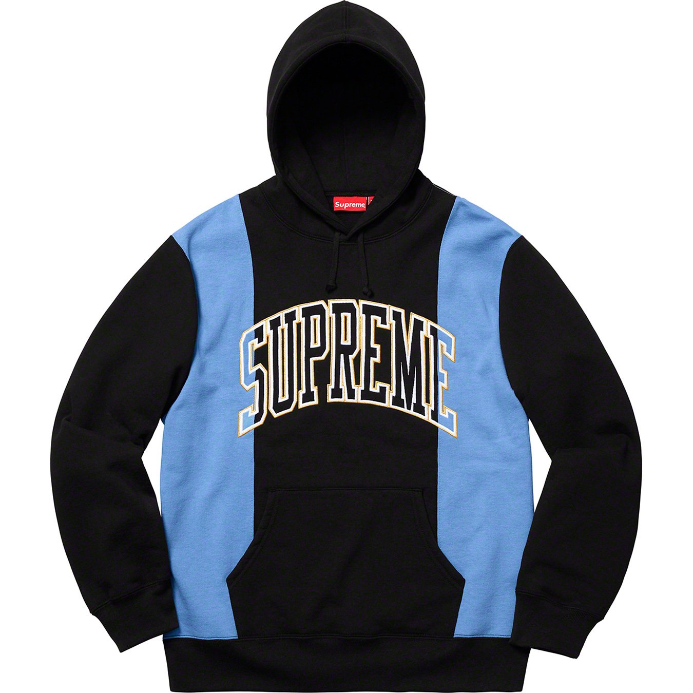 XL supreme Paneled Arc Hooded Sweatshirt