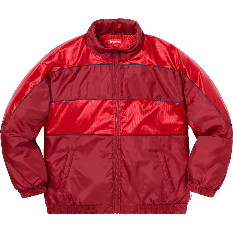 Details on Sports Piping Puffy Jacket Red from fall winter
                                                    2019 (Price is $198)