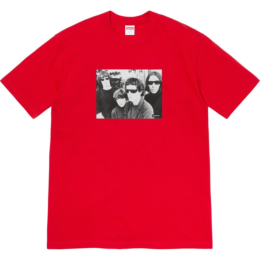 Details on Supreme The Velvet Underground Tee Red from fall winter
                                                    2019 (Price is $48)