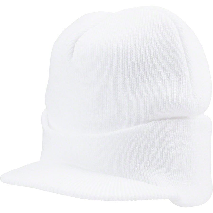 Details on Radar Beanie White from fall winter
                                                    2019 (Price is $36)