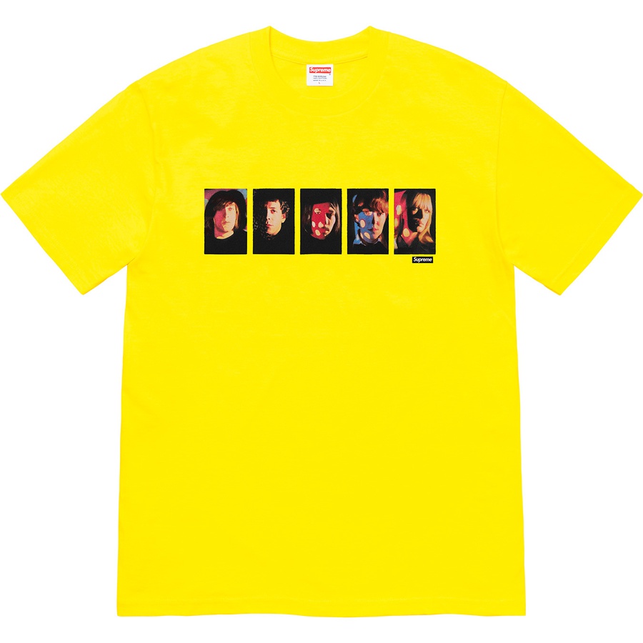 Details on Supreme The Velvet Underground & Nico Tee Yellow from fall winter
                                                    2019 (Price is $48)