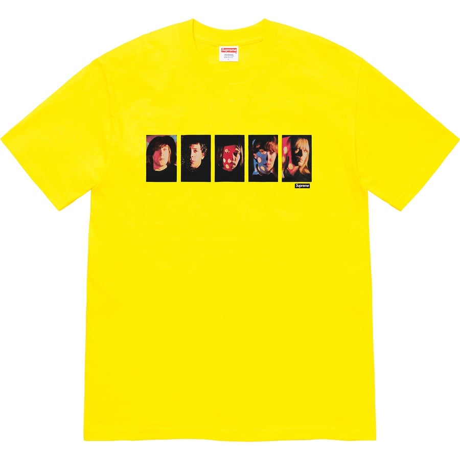 Details on Supreme The Velvet Underground & Nico Tee Yellow from fall winter
                                                    2019 (Price is $48)