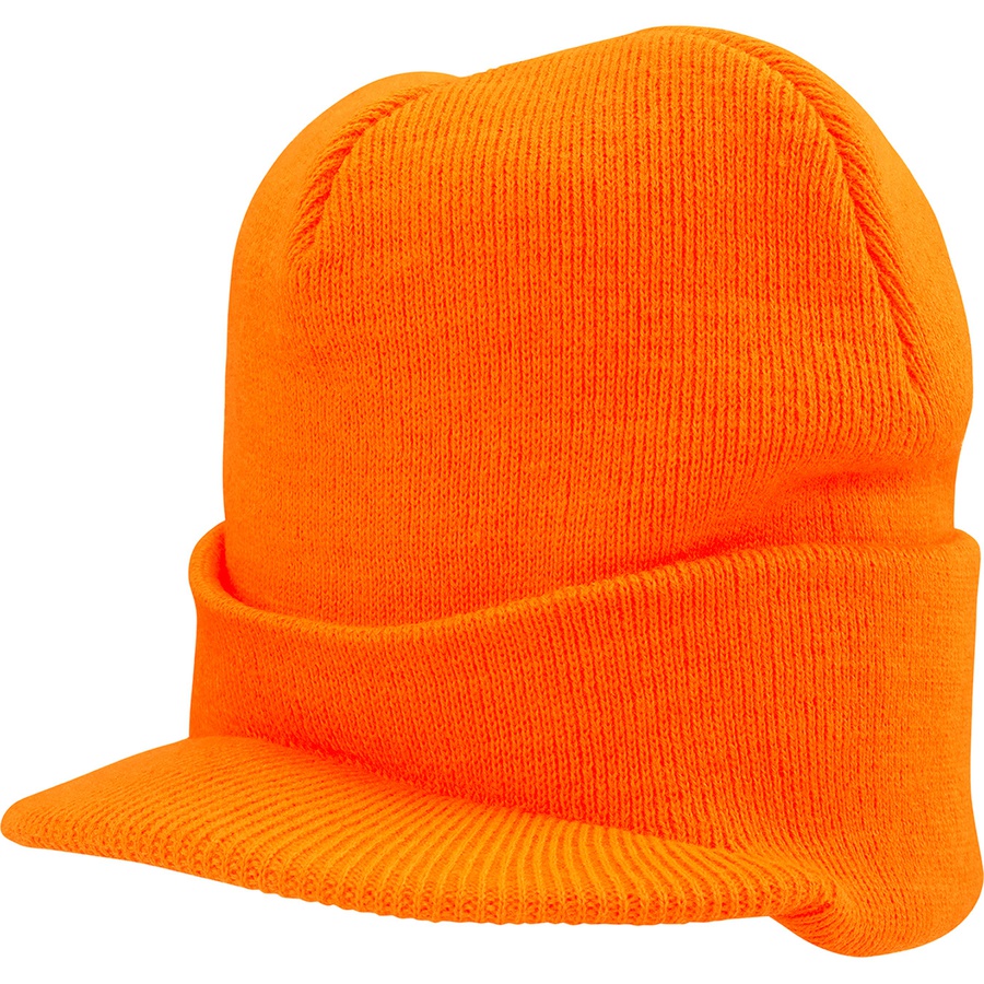 Details on Radar Beanie Fluorescent Orange from fall winter
                                                    2019 (Price is $36)
