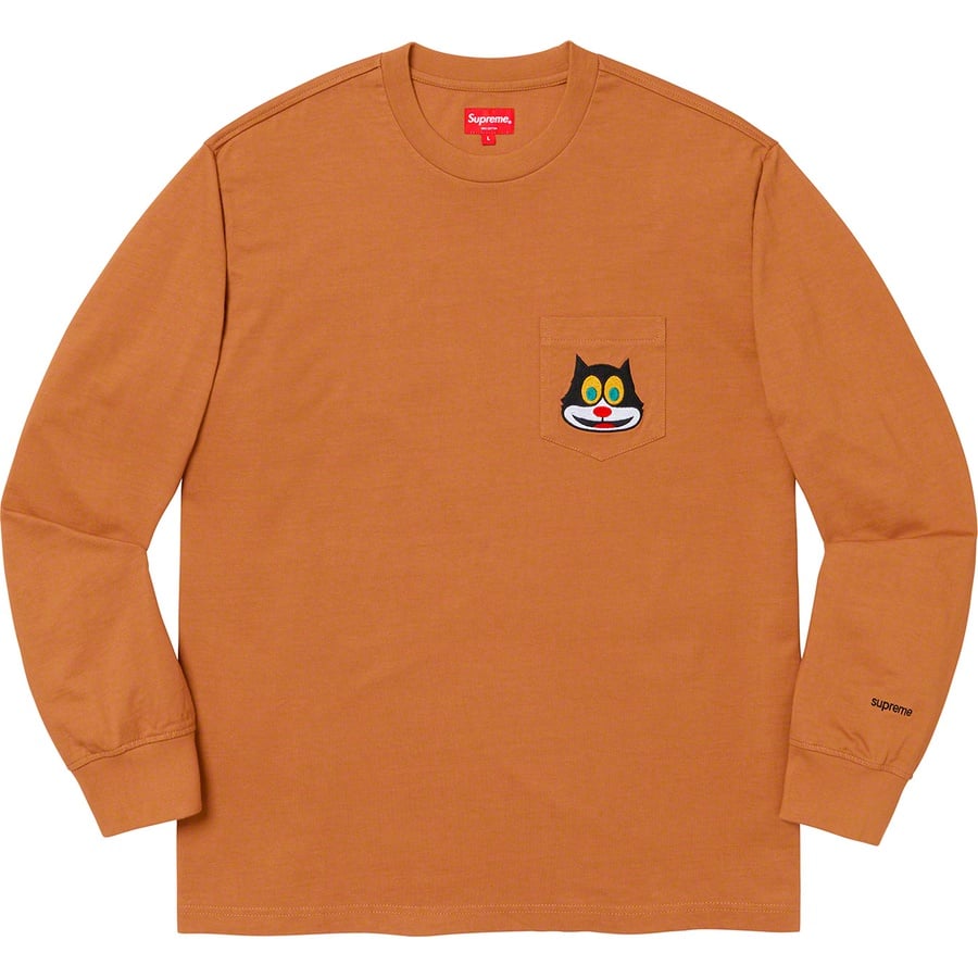 Details on Cat L S Pocket Tee Rust from fall winter
                                                    2019 (Price is $78)