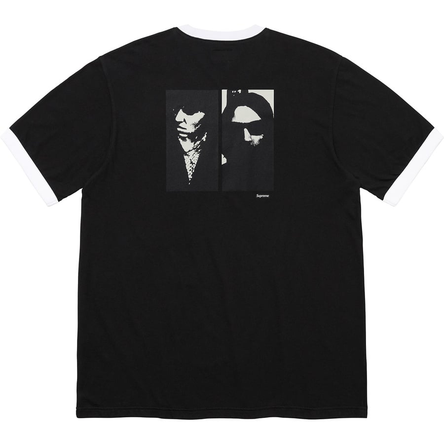 Details on Supreme The Velvet Underground Ringer Tee Black from fall winter
                                                    2019 (Price is $98)