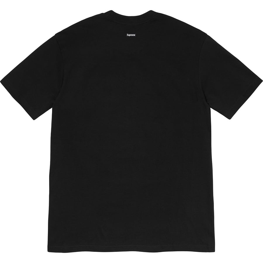 Details on Supreme The Velvet Underground Drawing Tee Black from fall winter 2019 (Price is $48)
