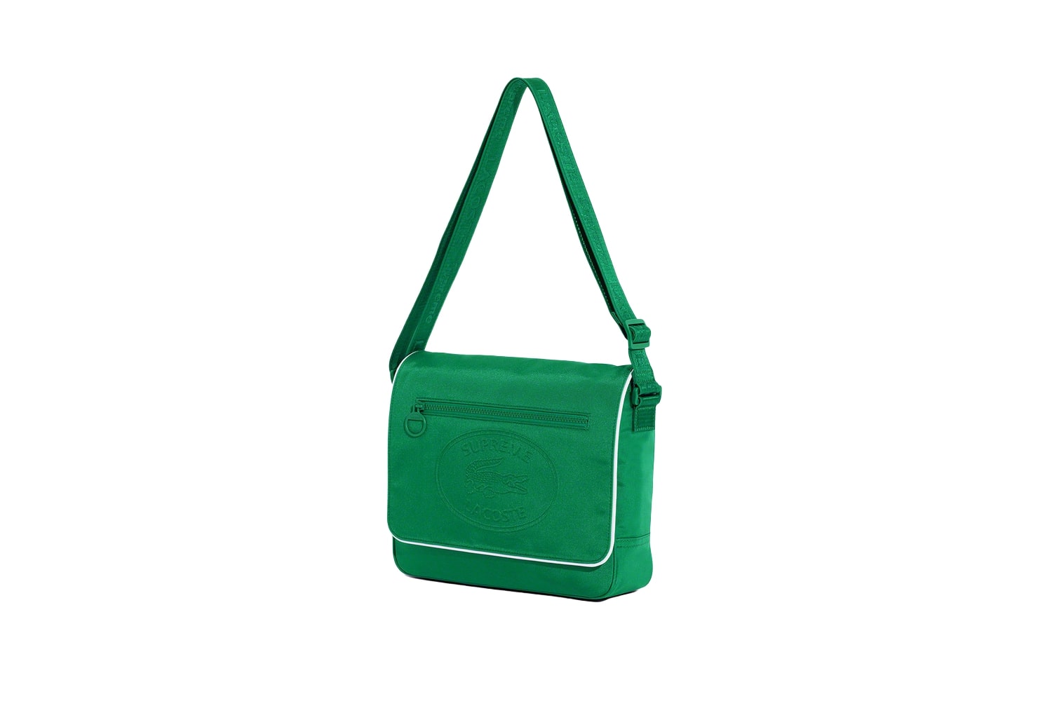 Supreme x Lacoste Small Messenger Bag 'Green