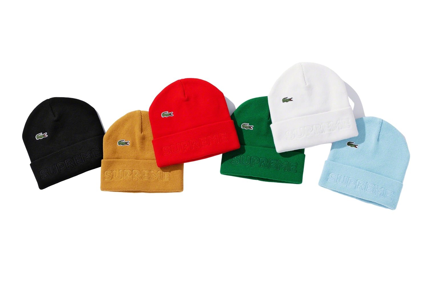 Supreme / Lacoste Beanie "Black"