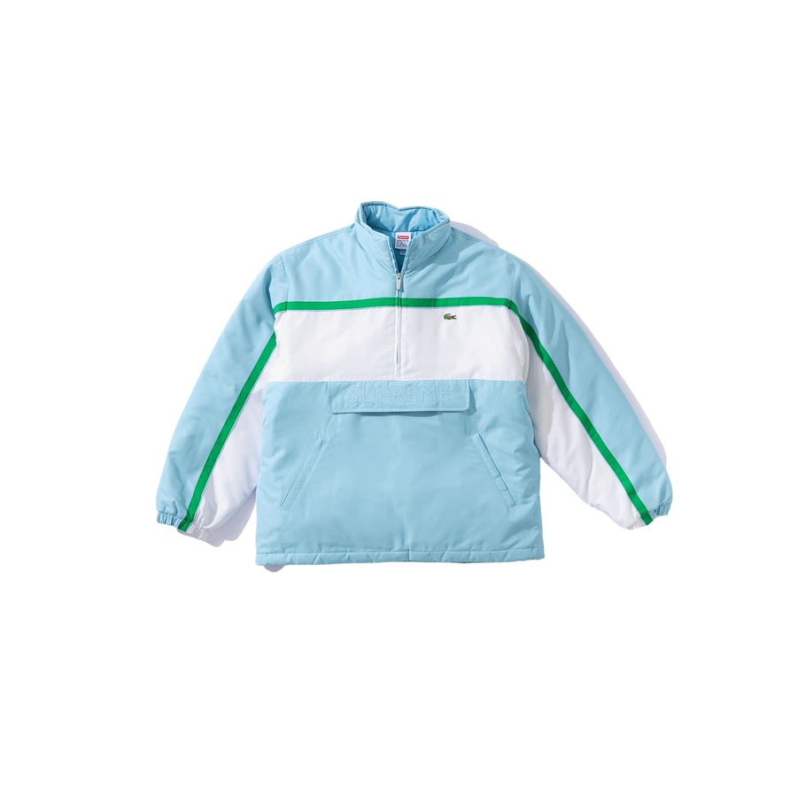 Details on Supreme LACOSTE Puffy Half Zip Pullover None from fall winter
                                                    2019 (Price is $218)