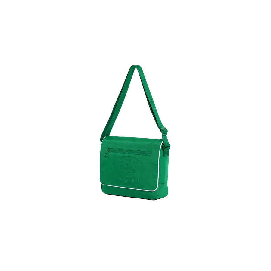 Details on Supreme LACOSTE Small Messenger Bag None from fall winter 2019 (Price is $128)