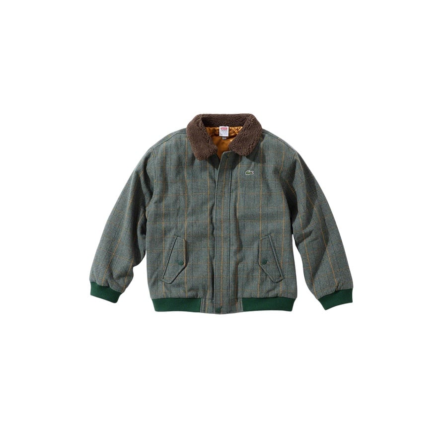 Details on Supreme LACOSTE Wool Bomber Jacket None from fall winter
                                                    2019 (Price is $368)