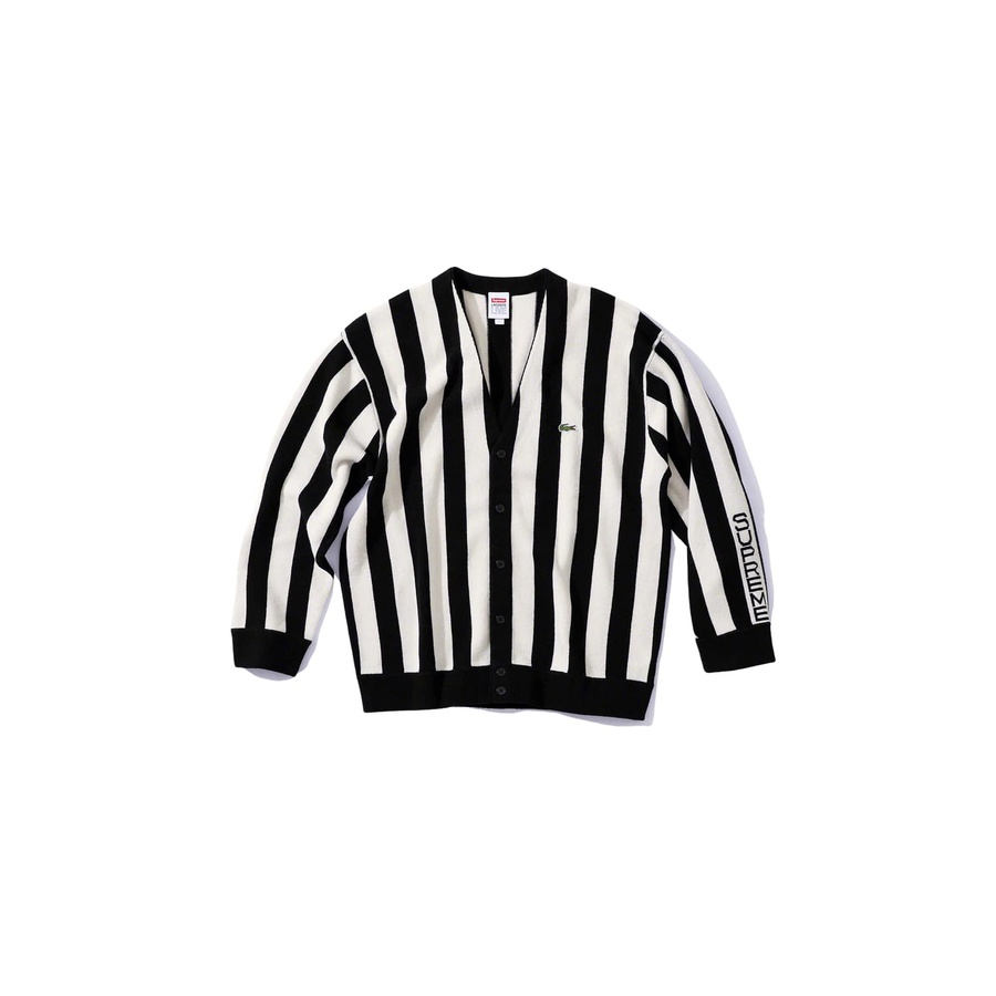 Supreme Supreme LACOSTE Stripe Cardigan (FW19) - $188
