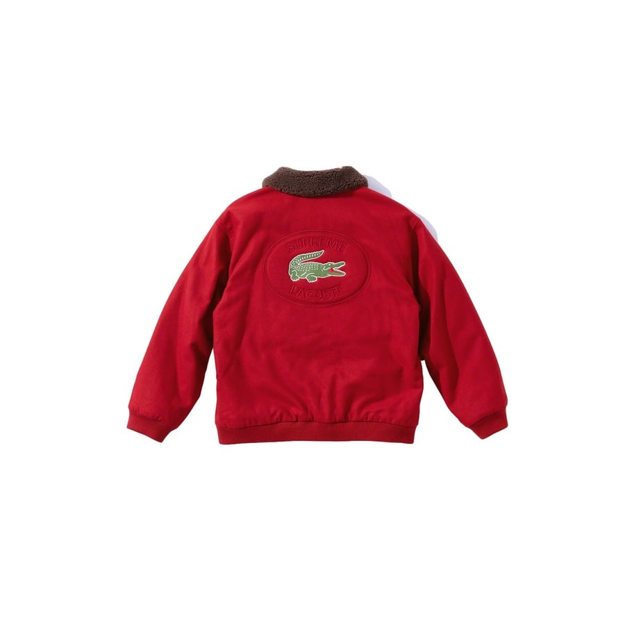 Details on Supreme LACOSTE Wool Bomber Jacket None from fall winter
                                                    2019 (Price is $368)