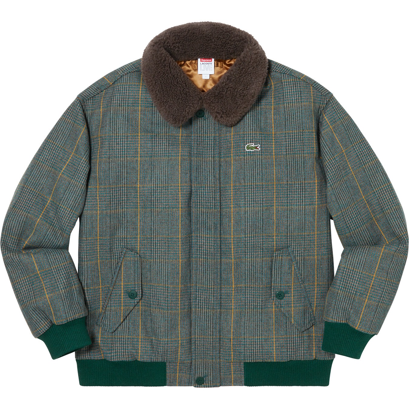 【M】Supreme®/LACOSTE Wool Bomber Jacket