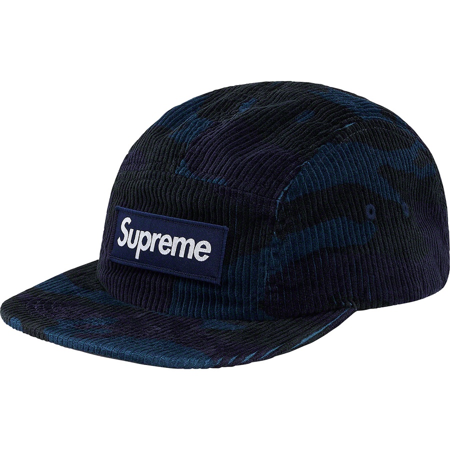Details on Camo Corduroy Camp Cap Navy Camo from fall winter
                                                    2019 (Price is $48)