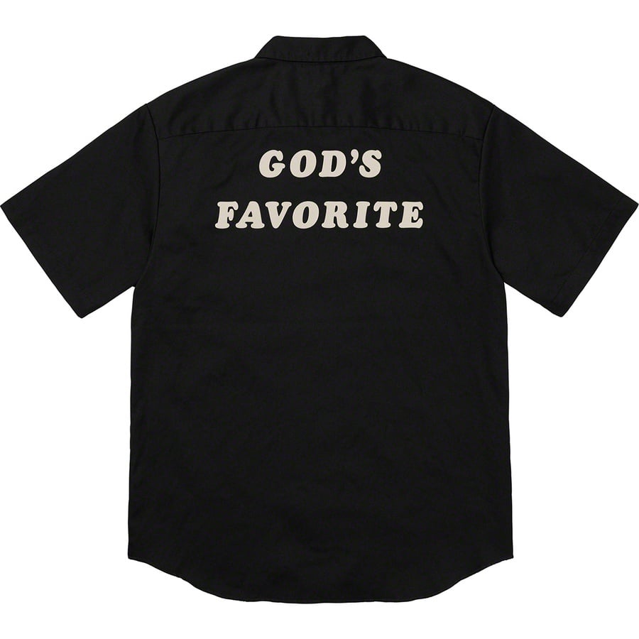 Details on God's Favorite S S Work Shirt Black from fall winter
                                                    2019 (Price is $128)