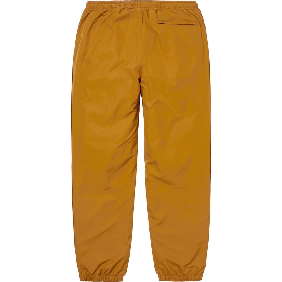 Details on Supreme LACOSTE Track Pant Gold from fall winter
                                                    2019 (Price is $148)