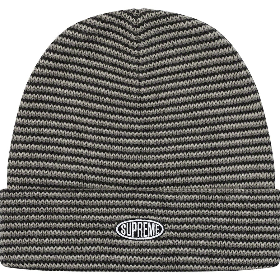 Details on Zig Zag Stripe Beanie Black from fall winter
                                                    2019 (Price is $34)