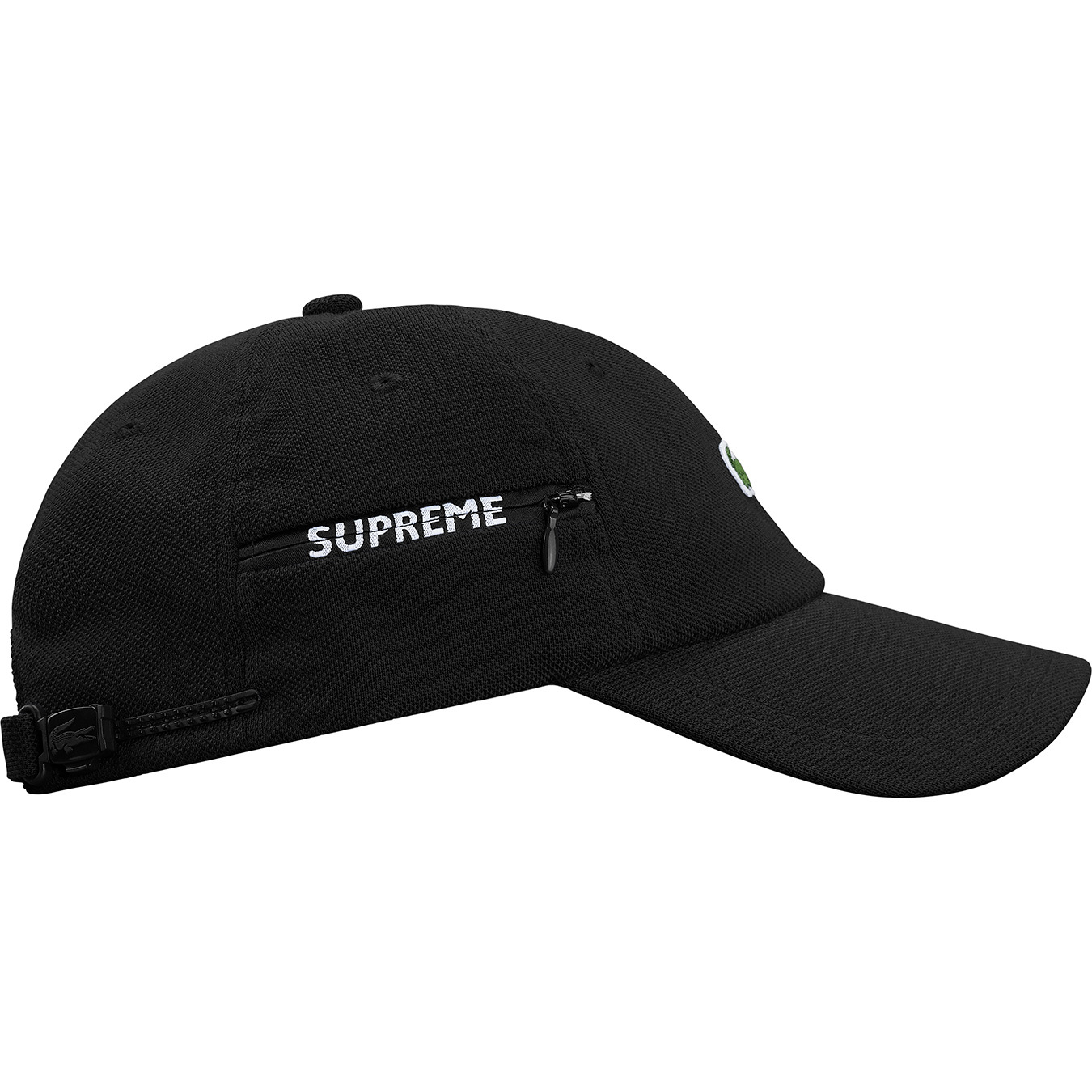 Supreme x LACOSTE Twill 6-Panel Cap navy