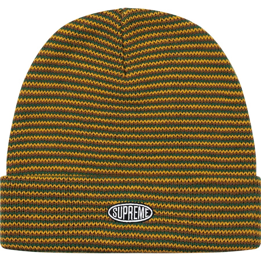 Details on Zig Zag Stripe Beanie Dark Green from fall winter
                                                    2019 (Price is $34)