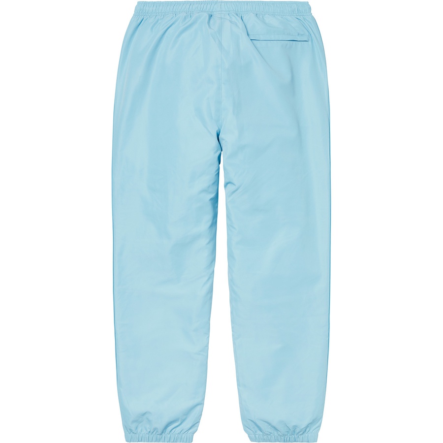 Details on Supreme LACOSTE Track Pant Light Blue from fall winter 2019 (Price is $148)