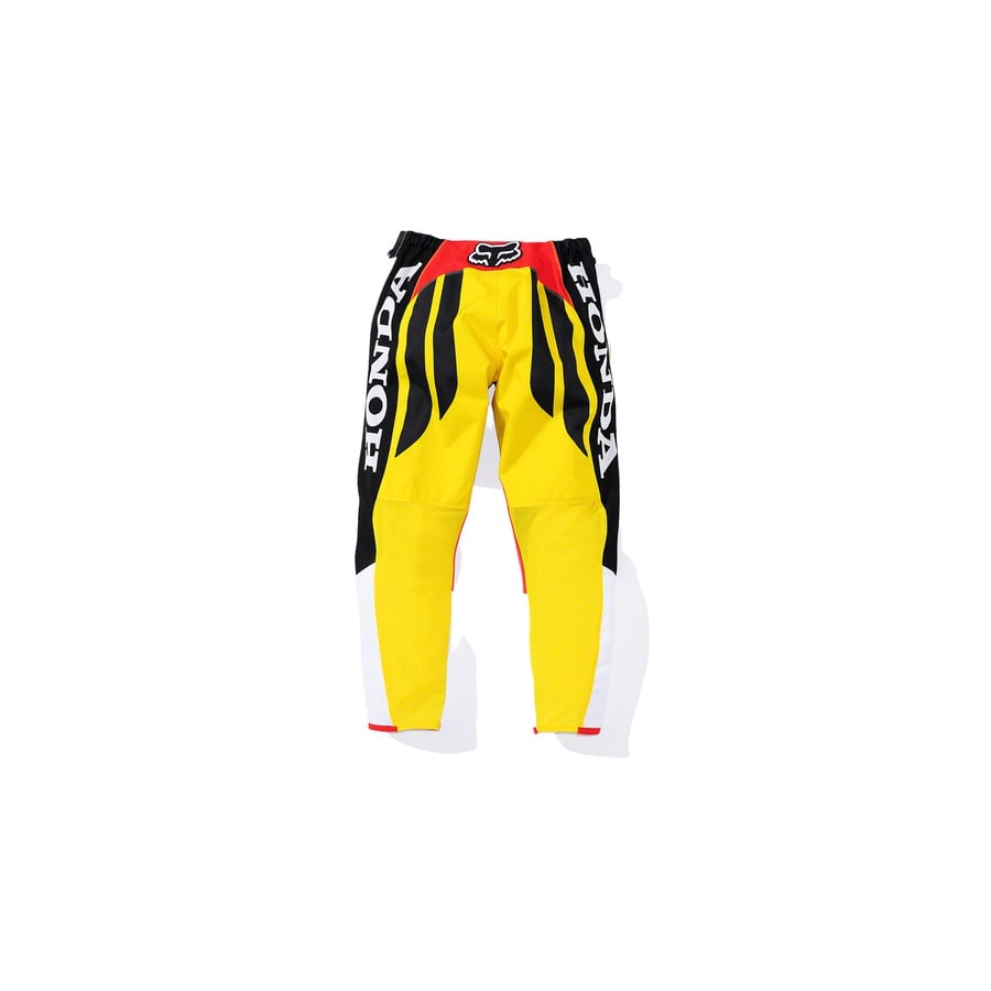 Details on Supreme Honda Fox Racing Moto Pant  from fall winter
                                                    2019 (Price is $238)