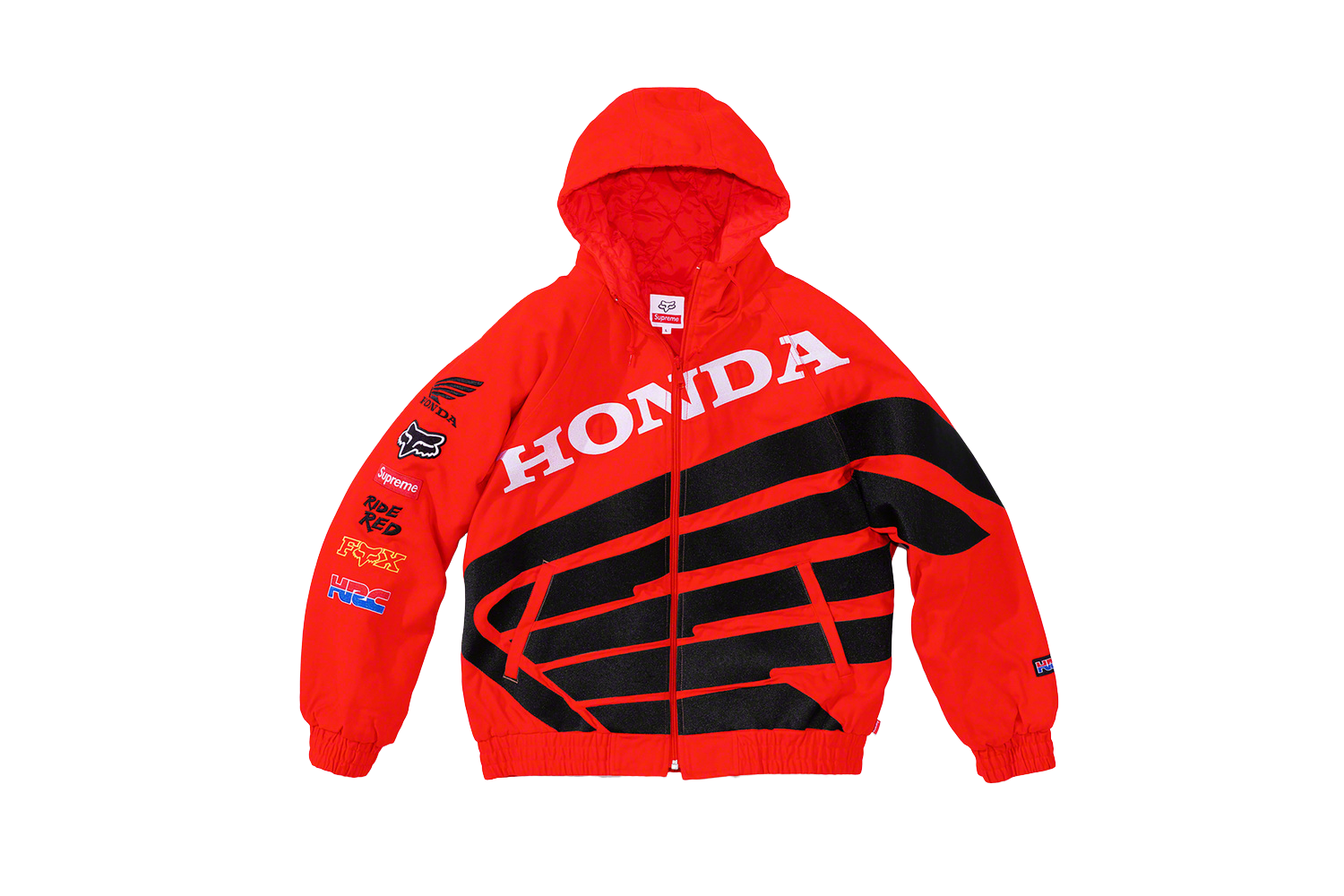 Honda Fox Racing Puffy Zip Up Jacket - fall winter 2019 - Supreme