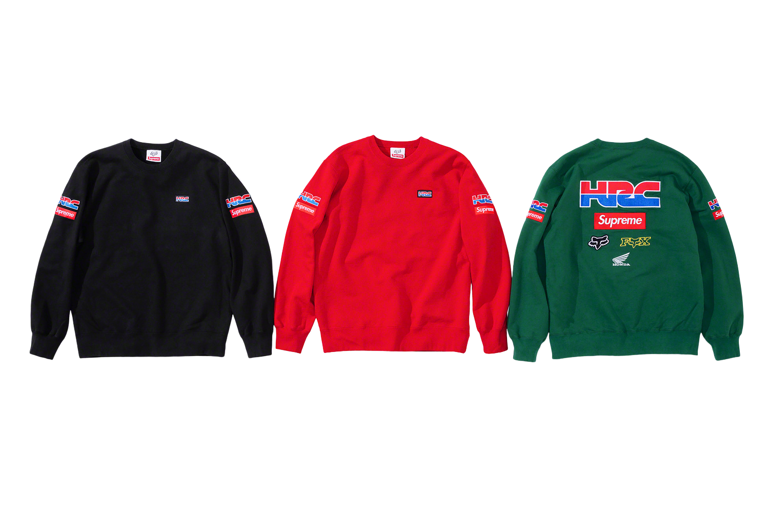 supreme honda fox racing crewneck Mサイズ