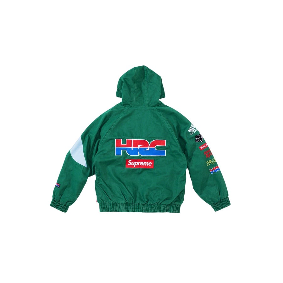 Details on Supreme Honda Fox Racing Puffy Zip Up Jacket  from fall winter
                                                    2019 (Price is $258)