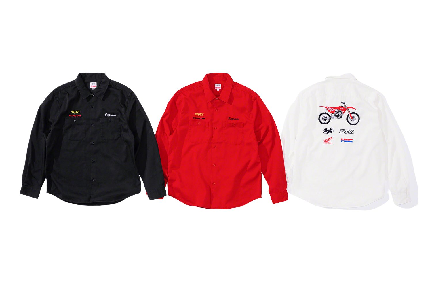 Honda Fox Racing Work Shirt - fall winter 2019 - Supreme