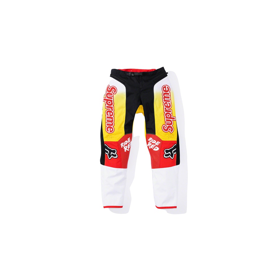 Details on Supreme Honda Fox Racing Moto Pant  from fall winter 2019 (Price is $238)