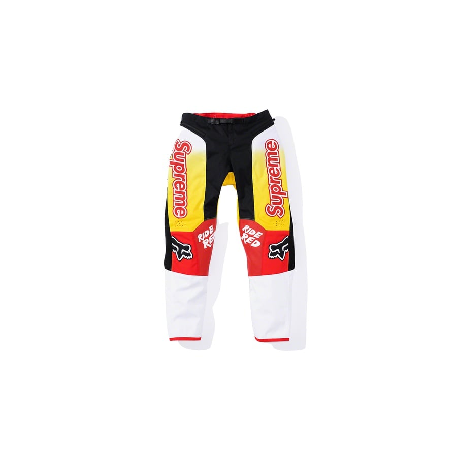 Details on Supreme Honda Fox Racing Moto Pant  from fall winter
                                                    2019 (Price is $238)