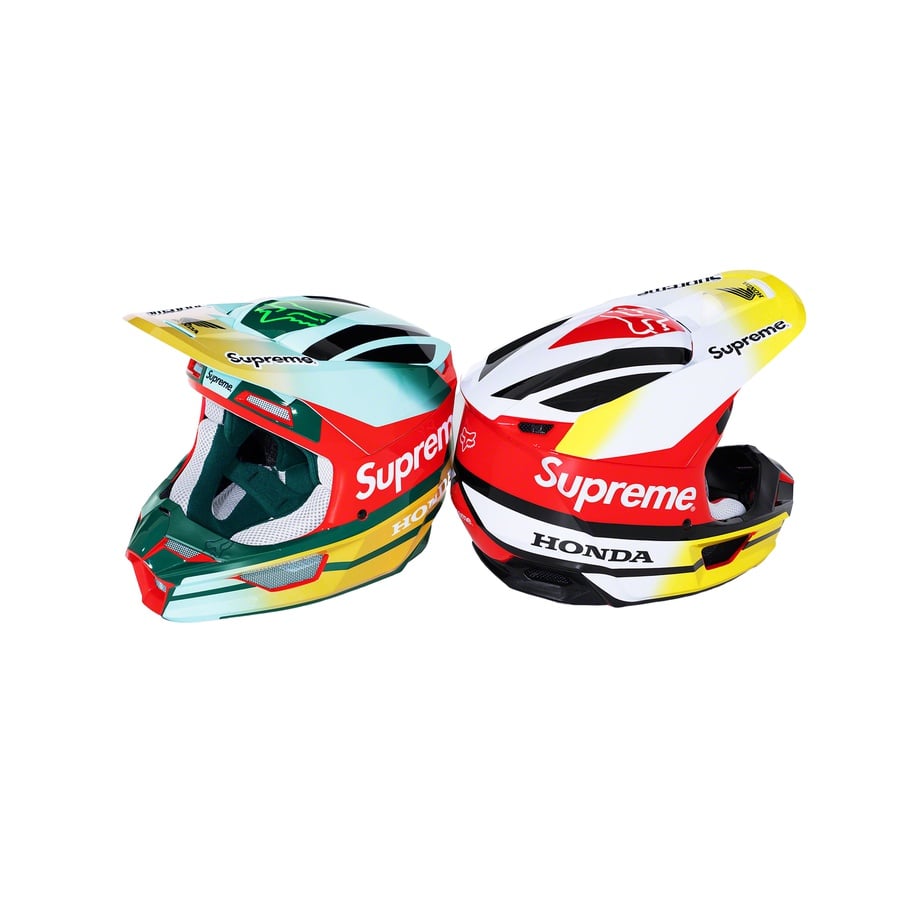 Supreme Supreme Honda Fox Racing V1 Helmet released during fall winter 19 season