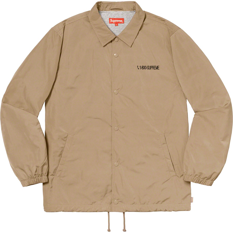 Details on 1-800 Coaches Jacket Tan from fall winter
                                                    2019 (Price is $148)