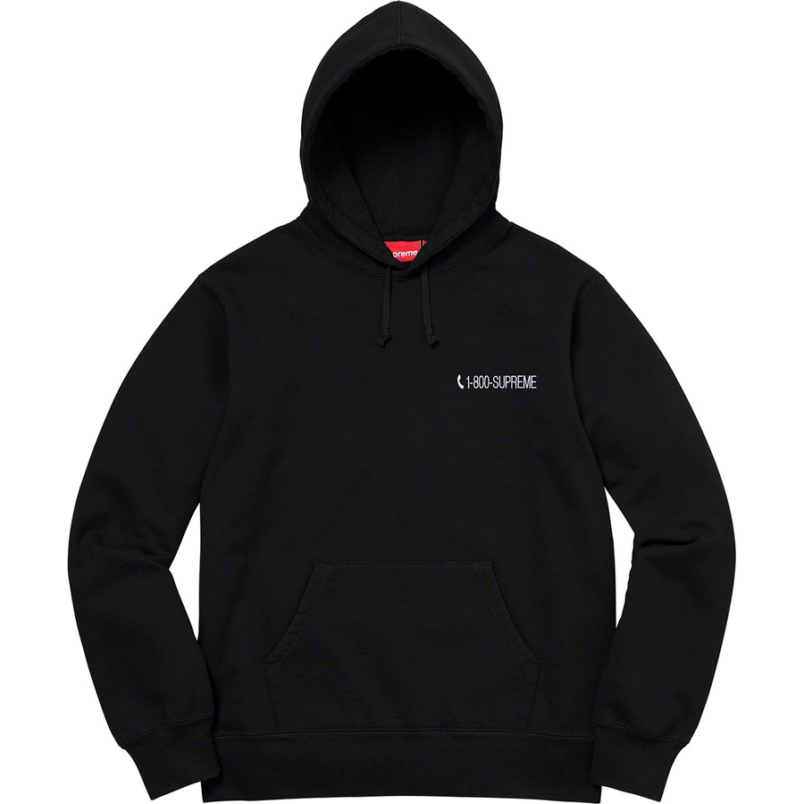 Details on 1-800 Hooded Sweatshirt Black from fall winter
                                                    2019 (Price is $168)