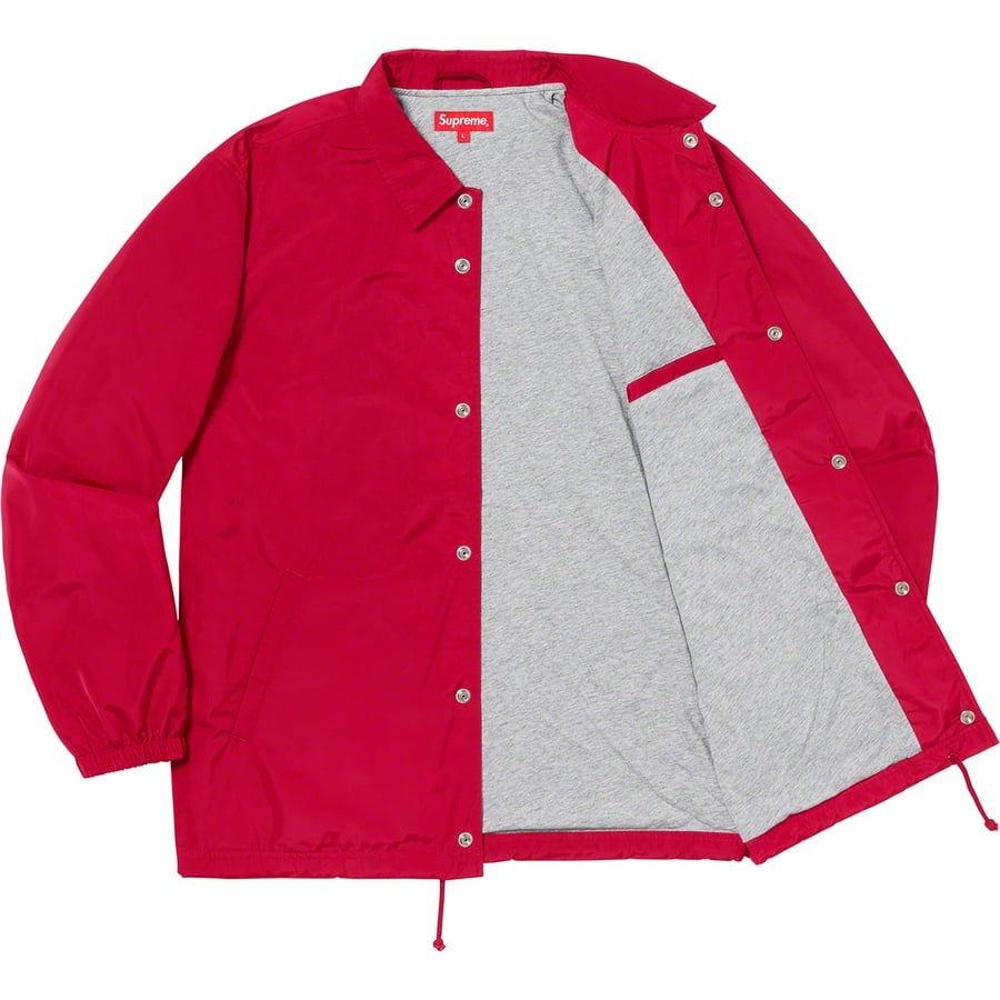 Details on 1-800 Coaches Jacket Red from fall winter
                                                    2019 (Price is $148)