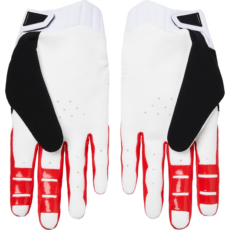 Details on Supreme Honda Fox Racing Gloves Red from fall winter 2019 (Price is $88)