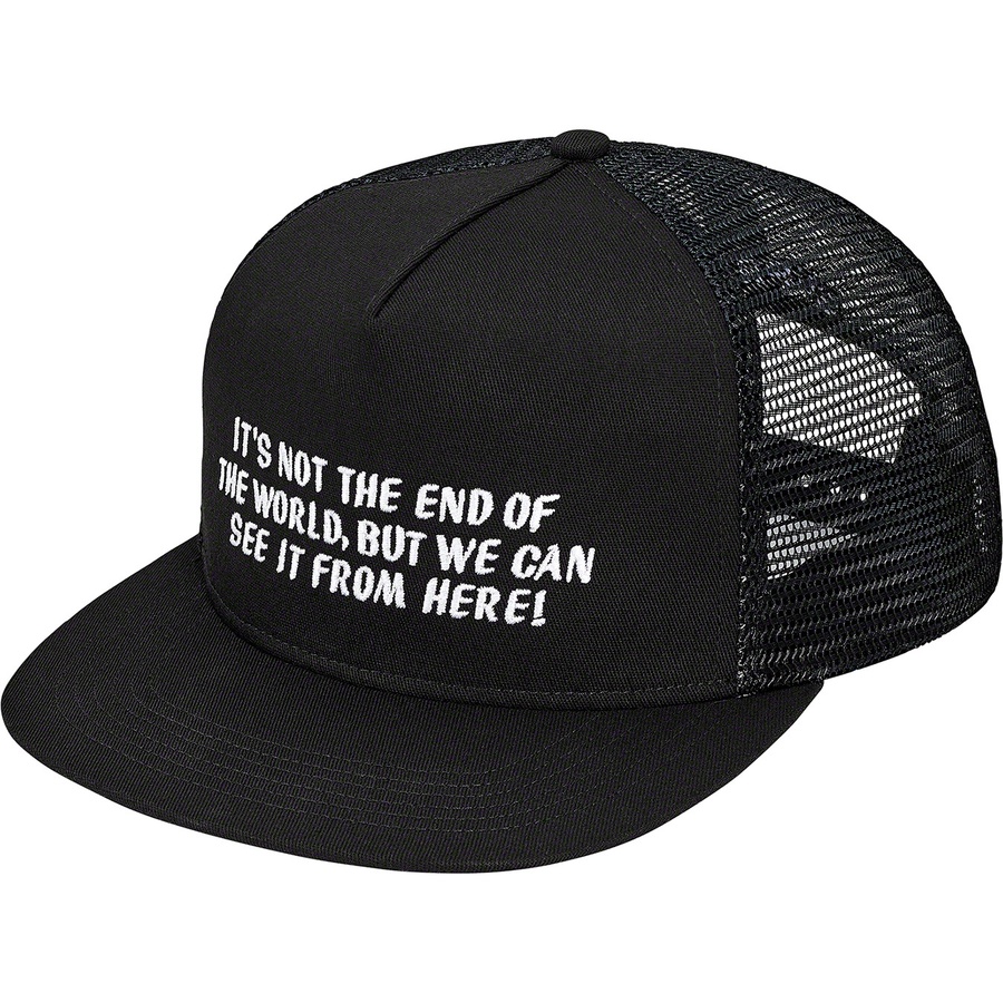 Details on End of the World Mesh Back 5-Panel Black from fall winter
                                                    2019 (Price is $42)