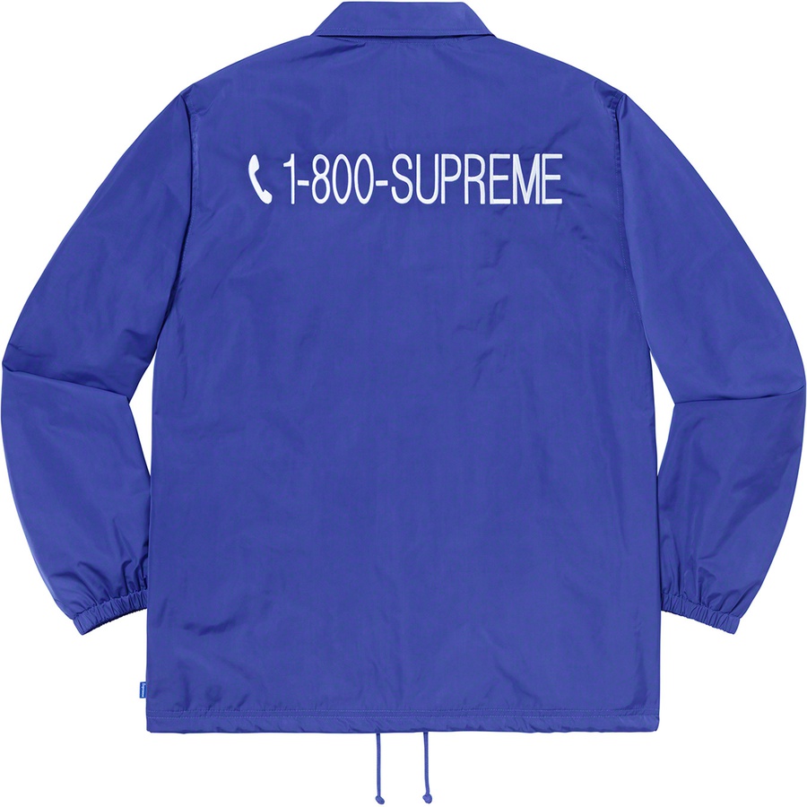 Details on 1-800 Coaches Jacket Royal from fall winter 2019 (Price is $148)