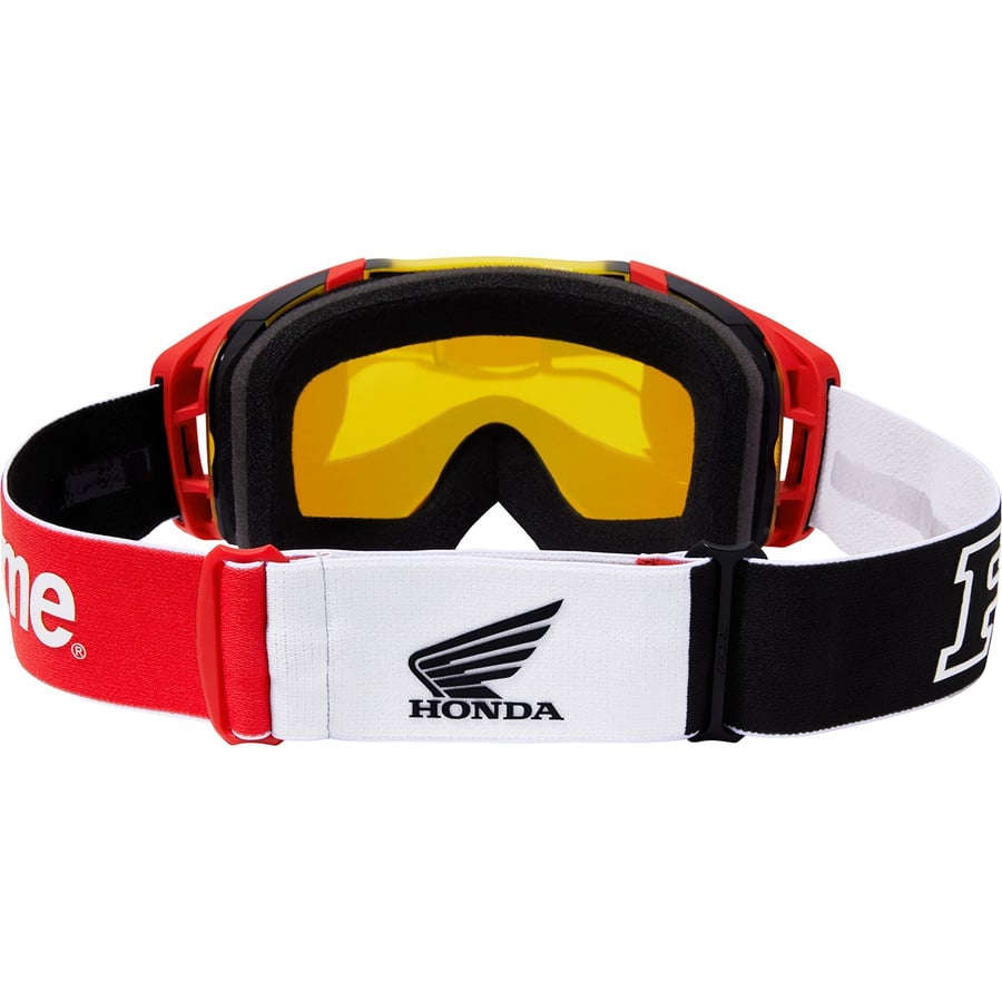 Details on Supreme Honda Fox Racing Vue Goggles Red from fall winter
                                                    2019 (Price is $158)