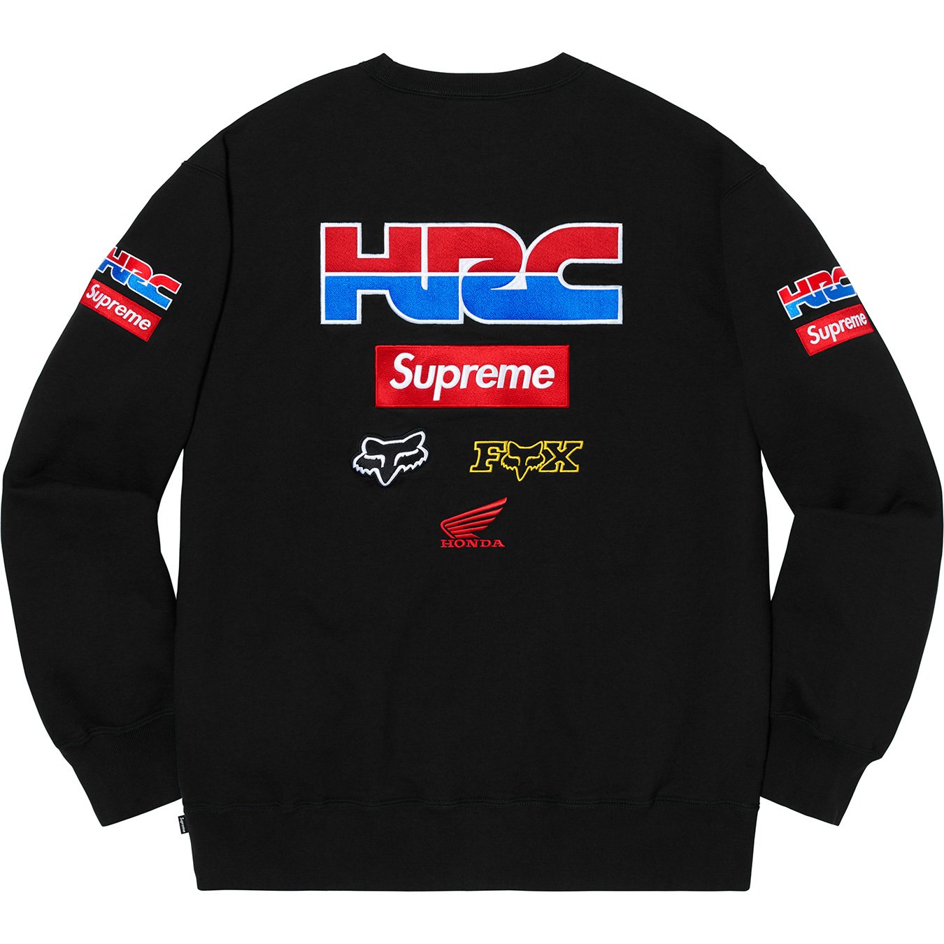 Supreme/Honda/Fox Racing Crewneck【L】