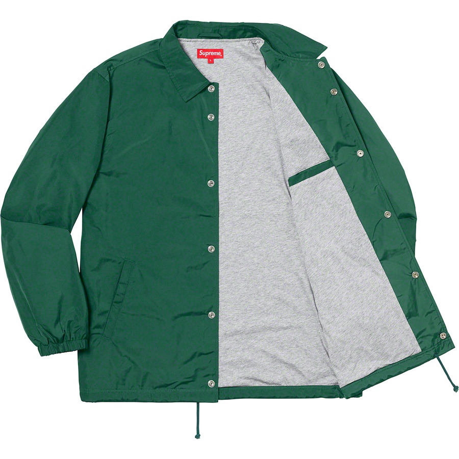 Details on 1-800 Coaches Jacket Dark Green from fall winter 2019 (Price is $148)