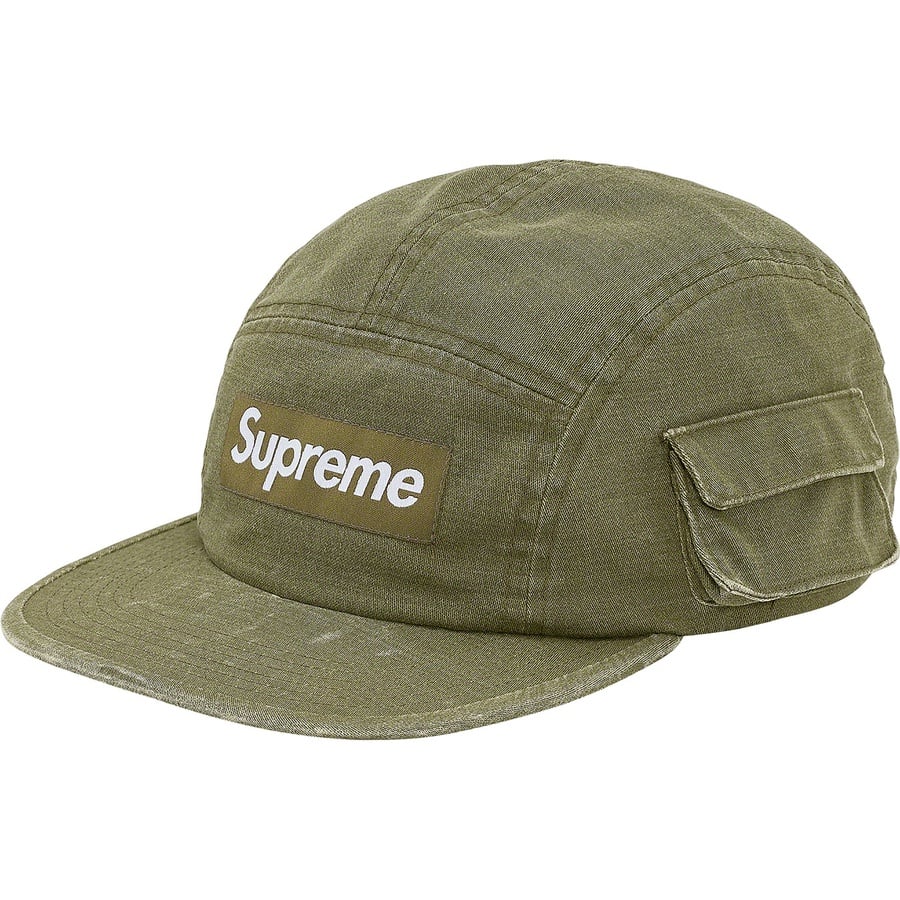 Details on Snap Pocket Camp Cap Olive from fall winter
                                                    2019 (Price is $48)