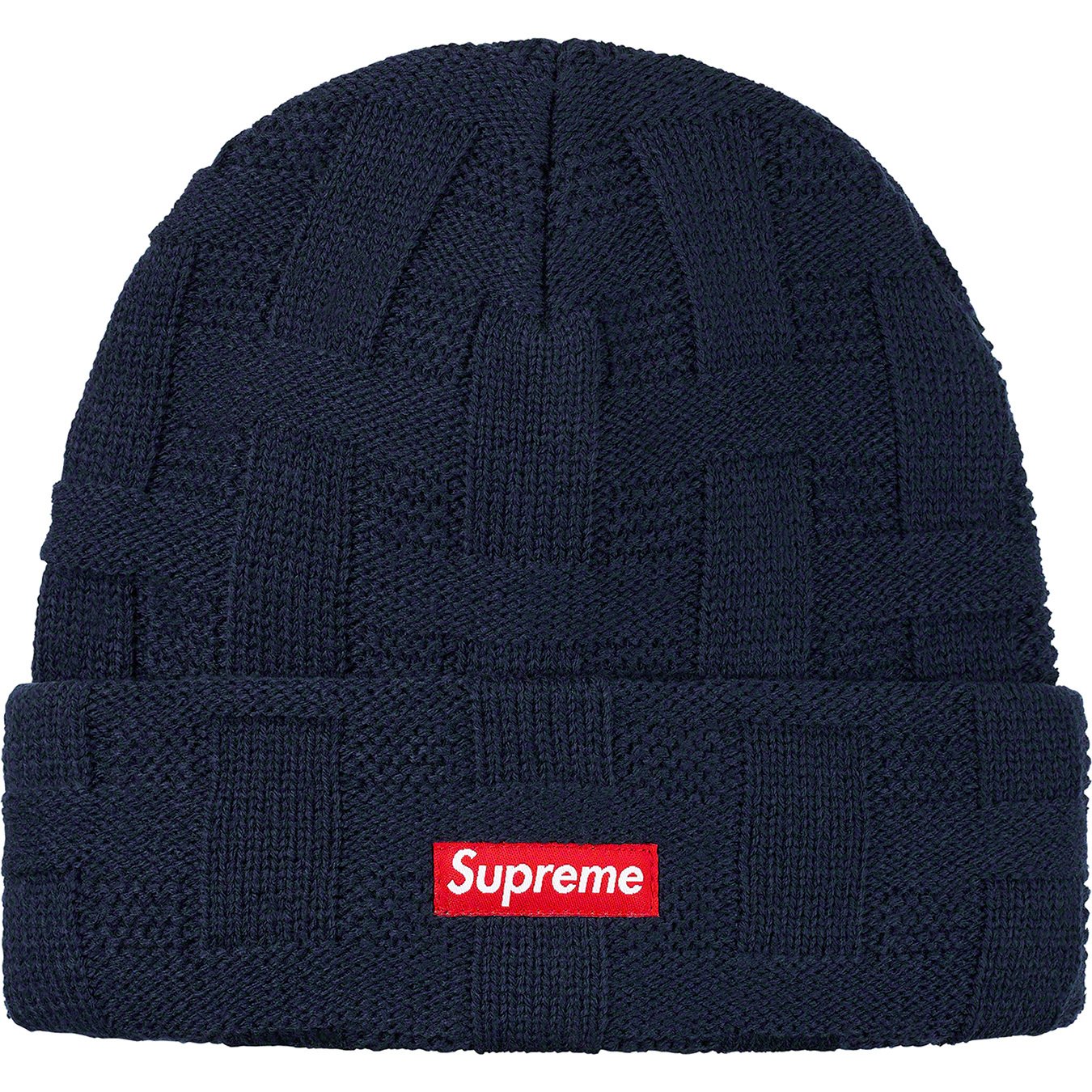 Supreme Basket Weave Beanie Natural