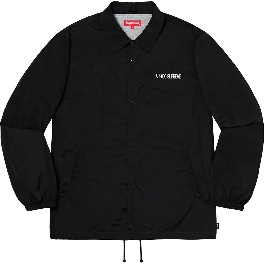 Details on 1-800 Coaches Jacket Black from fall winter 2019 (Price is $148)