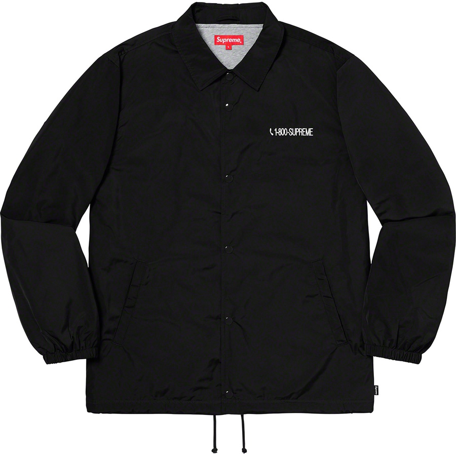 Details on 1-800 Coaches Jacket Black from fall winter
                                                    2019 (Price is $148)