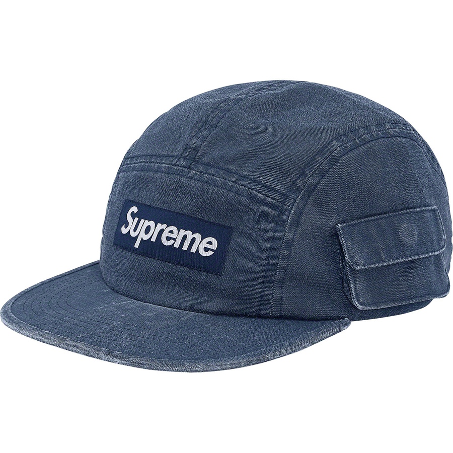 Details on Snap Pocket Camp Cap Navy from fall winter 2019 (Price is $48)