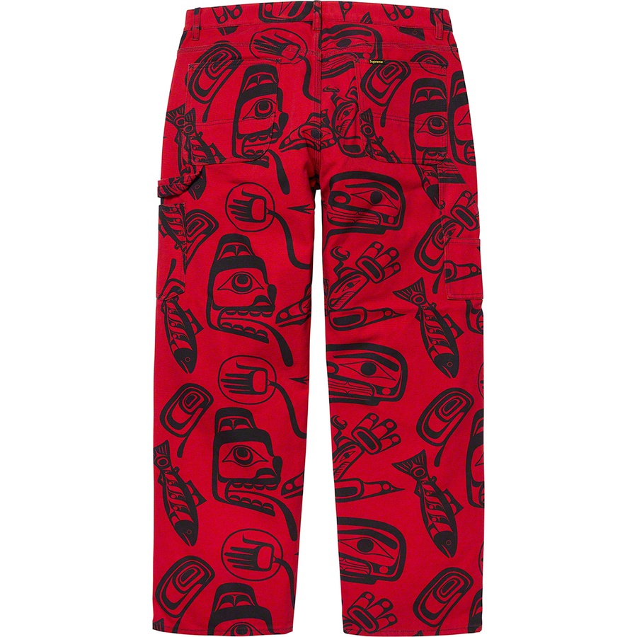 Details on Painter Pant Red Haida from fall winter 2019 (Price is $158)
