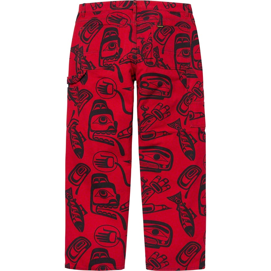 Details on Painter Pant Red Haida from fall winter
                                                    2019 (Price is $158)